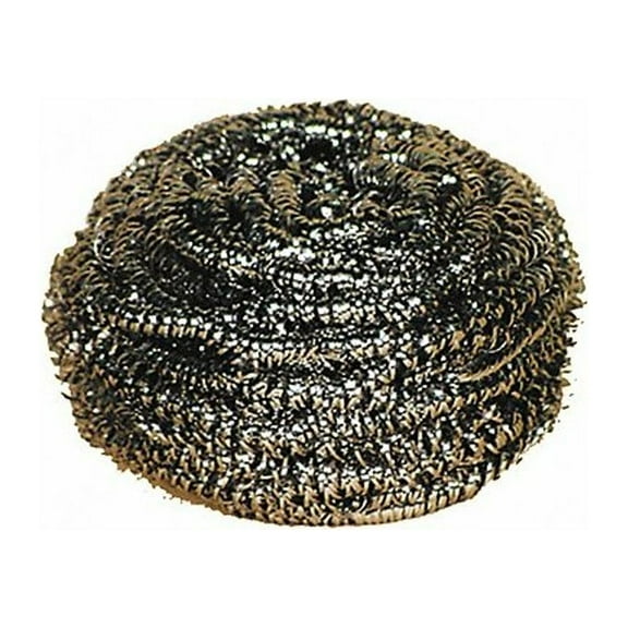 Tough Guy Scrubber, 3"L, 3"W, SS, Silver, PK6 2NTH9