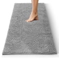 thumbnail image 2 of Nestl Bathroom Rugs, Machine Washable Bath Mats For bathroom Floor Rugs, Nonslip Backing Rubber Bath Rug, Silver, 2 of 6