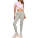 thumbnail image 2 of Inspire Chic Leggings de Algodón para Mujeres con Cintura Elástica, Pantalones de Yoga Suaves para Navidad, Medias con Espolones XS Gris Verde, 2 of 6