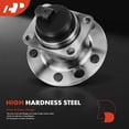 thumbnail image 3 of A-Premium Front Wheel Bearings and Hub Assembly Compatible with Chevrolet Corvette 1991 1992 1993 1994 1995 1996, V8 5.7L, w/5-Lug, Replace # 513085, 3 of 9