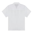 thumbnail image 3 of YONGHS Unisex Men Women Short Sleeves Hotel Kitchen Chef Jacket Restaurant Uniform Workwear White 3XL, 3 of 7