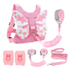 thumbnail image 1 of Arnes Para Seguridad Para Niños 1-10 Años 3 En 1 Respirable Rosa Libelulas, 1 of 3