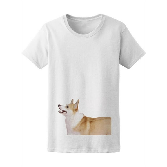 Welsh Corgi Pembroke Side View T-Shirt Women -Image by Shutterstock, Female Large