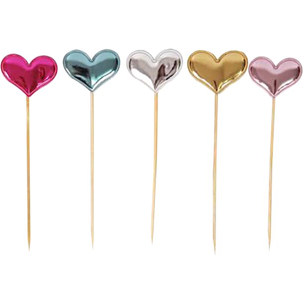 Decoraciones para tartas de cumpleaños, decoraciones navideñas 5 uds. Accesorios para tartas de cumpleaños con amor Insertar tarjeta enchufable, decoraciones para fiestas de cumpleaños Fokelyi ZJWJ384