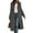 Grey, variant on Women'S Warm Fleece Long Sleeve V Neck Button Down Casual Jacket Hooded Cardigan Fall Winter Coats Apricot S