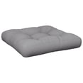 thumbnail image 3 of vidaXL Pallet Cushions 2 pcs Grey Fabric, 3 of 5