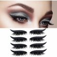 thumbnail image 1 of Pegatinas reutilizables para delineador de ojos ZHCH 4 pares autoadhesivas, 1 of 5