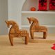 thumbnail image 4 of Decoración de madera con balancín para el hogar, adorno de mesa de estilo nórdico, regalo artesanal de pino para adultos, 4 of 6