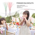 thumbnail image 4 of Bloqueos con flecos de 12 piezas sopladores de fiesta con flecos suministros para fiestas, 4 of 5