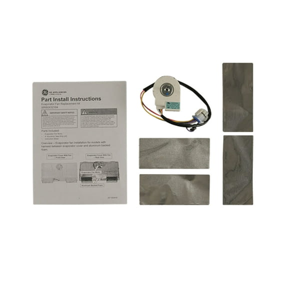 SUPPLYZ Direct Replacement for GE WR60X32614 Refrigerator Evap Motor Service Kit WR60X31698