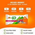 thumbnail image 5 of PROBAR - GO Energy Bars - Mixed Berry - Gluten-Free, Non-GMO, Whole Food Ingredient Snack Bars - 12 Pack, 5 of 5