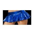 thumbnail image 1 of Jupe de Fête en Cuir Verni Métallisé Micro PVC Effet Mouillé pour Femmes, Courte, faldas pour Boîte de Nuit et Soirée, 1 of 4
