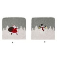 thumbnail image 2 of Naiovety Fundas de respaldo, accesorios de bricolaje, suministros para el hogar de larga duración, adorno exquisito, protección a prueba de Kits de decoración para fiestas patrón de muñeco de nieve, 2 of 6