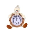 thumbnail image 2 of Decoraciones navideñas, adornos para árboles de Navidad, regalos de Navidad, relojes despertadores, reloj despertador navideño, reloj de muñeca de Nochebuena, reloj decorativo, reloj navideño, 2 of 6