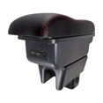 thumbnail image 1 of Descansabrazos TSIKA-SL para Suzuki Swift Con 3 puertos USB costura roja, 1 of 4
