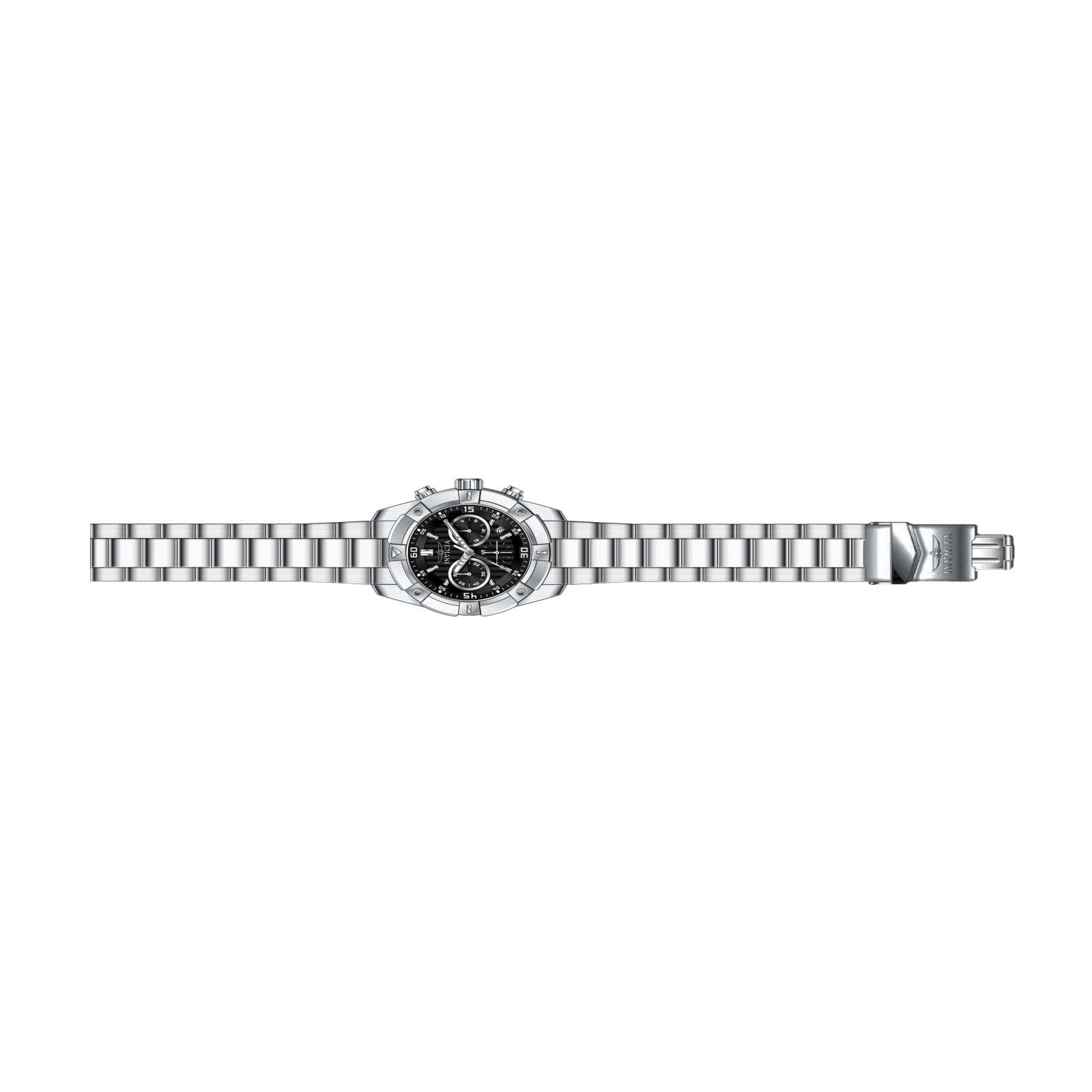 Invicta Men's 21466 Specialty Chrono Ss Black Dial Ss Watch