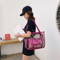 thumbnail image 4 of Clear Crossbody Bag Women Transparent Messenger Handbag Lightweight Shoulder Bag Stylish Carry All For Beach Vacation And Daily Use, 4 of 9