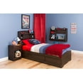 thumbnail image 4 of Prepac Astrid Espresso Twin Headboard, 4 of 4