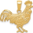 thumbnail image 1 of 14K Yellow Gold Rooster Pendant (21 X 23) Made In Peru k3324, 1 of 6