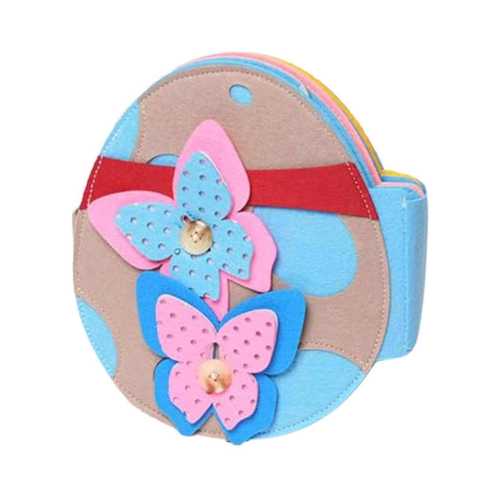 Ailezt Montessori Rabbit Book Montessori Easter Rabbit's Sticker Book Busy Book DIY Reusable Sticker Book
