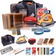 thumbnail image 1 of RaceWax Elite Ski Snowboard Tuning Kit: Completo con reparación de base de herramientas de borde de cera de hierro - (PC-7909), 1 of 7