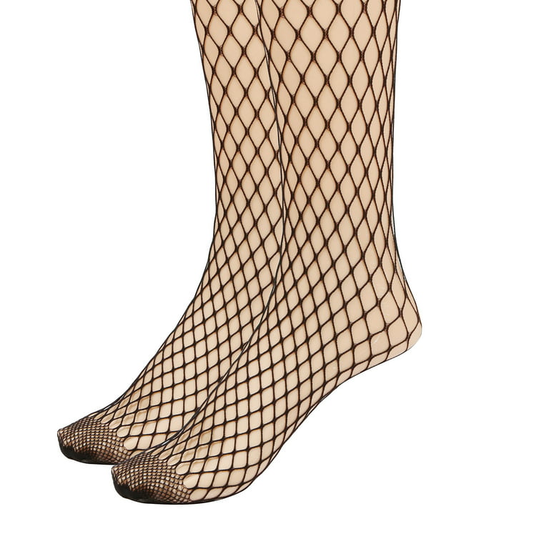 Fishnet Stockings, iMounTEK Womens Stretchy Fishnet Tights, High Waist Hollow Mesh Legging Hosiery, Net Pantyhose Gift for Girls or Mother's Day(Large