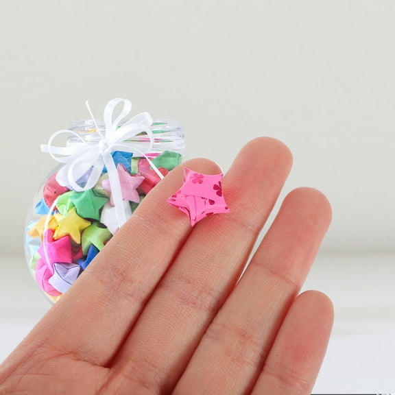 SEWCHICS Paper Stars Decorations Origami Paper Strips Assorted Color 10 Sets 9.82X0.39X0.04in