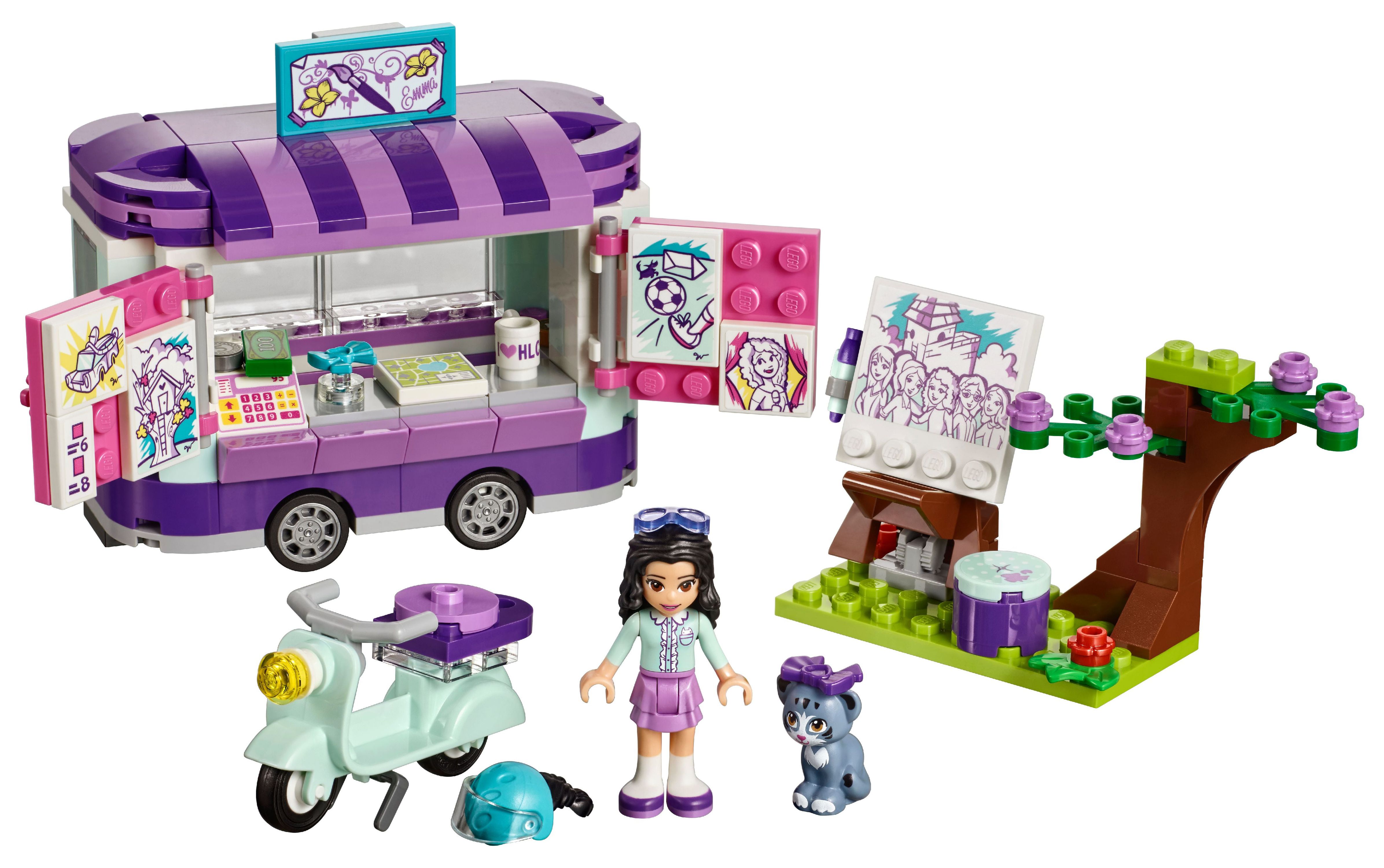 LEGO Friends Emma's Art Stand 41332 - image 2 of 7