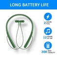 thumbnail image 6 of IPX5 Waterproof Bluetooth Headset,Neckband Design,Intelligent Noise Reduction,HiFi Surround Sound,Bluetooth 5.0,Large Battery,20H Playtime,Low Latency Gaming,Sports Secure Fit Earphones, 6 of 7