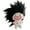 Black, variant on Cute Twelve Zodiac Signs Funny Toothless Doll Keychain- 5.9 Inch Fashion Dollhouse Dolls Princess - Mini Doll Surprise Gift For Kids- Little Dolls Decoration Accessories