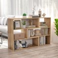 thumbnail image 2 of Costway 6-Open Shelf Bookshelf Storage Display Stand Corner Bookcase Home Office, 2 of 10