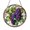 Acrylic 3.5 Inch, variant on Purple Grapes Glass Suncatcher Window Decor, Rustic Vineyard Inspired Gift