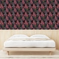 thumbnail image 3 of Ambesonne, Tropical Boho Peel & Stick Wallpaper for Home, Jungle Leaf Greenery, 13"x100", Pastel Pink and Charcoal Grey, 3 of 5