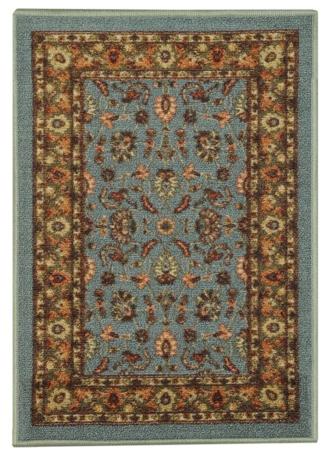 Maxy Home Hamam Collection HA-5086 (Non-Skid) Rubber Back Doormat 18-inch-by-31-inch 1'x2' by Rugnur