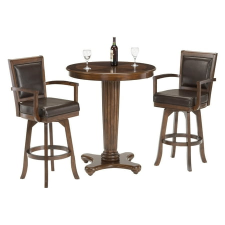 - Hillsdale Furniture Ambassador 3 Piece Indoor Pub Table Set