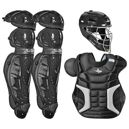 - All-Star Sports Adult Classic Plastic Protective Baseball Catchers Set, Black