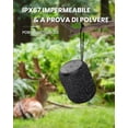 thumbnail image 2 of Wireless Outdoor Speakers,15W Loud Stereo,Enhanced Bass,100 Feet Wireless Range,IPX6 Waterproof Shower Speaker for Travel, 2 of 4
