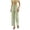 Green-Pants for Women, variant on Womens Cotton Linen Summer Pants Floral Pattern Wide Leg Pants Drawstring Pants High Waist Beach Trouser with Pockets