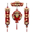 thumbnail image 3 of GUOOL Spring Festival Couplets Chinese New Year Decorations Chunlian Year of The Dragon Ornament for Party Supplies Spring Festival style F, 3 of 8