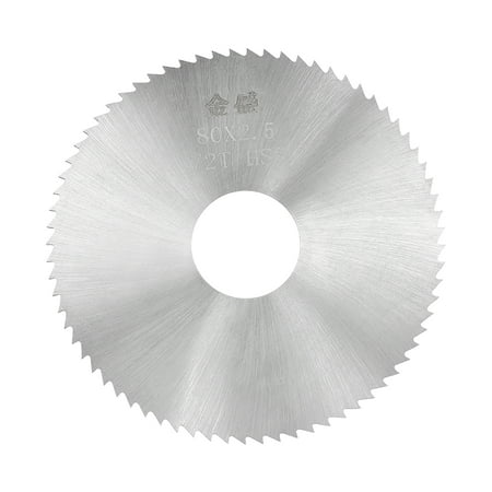 

Circular Saw Blades 80x22x2.5mm 72 Teeth HSS Disc Cutting Blade for Wood Metal