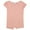 Pink - coral, variant on A-Line Womens Swing Basic T-Shirt, Pink, Petite, PXS