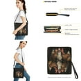 thumbnail image 3 of ZUXONGSY Chicken Print Casual Leather Crossbody Handbag with Wrist Wallet for Women, Fashion Bucket Bag Purse and Wallet Set for Shopping Working, 3 of 4