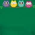 thumbnail image 3 of CafePress - 4 Colorful Owls T Shirt - Women's Traditional Fit Dark T-Shirt, 3 of 4