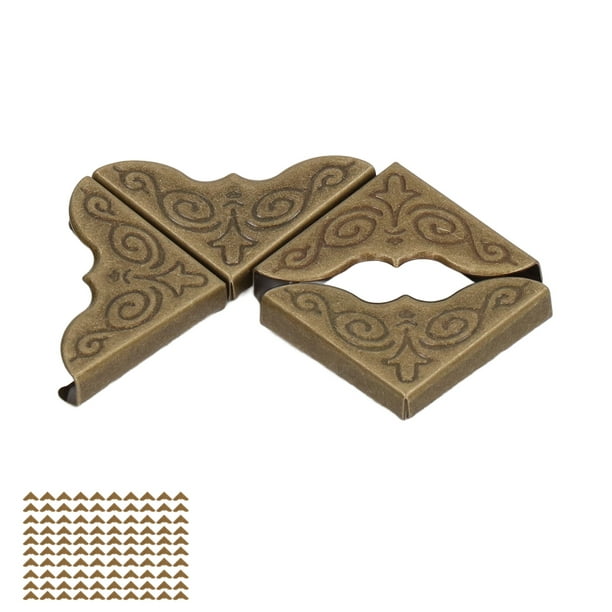 Photo Corners Scrapbook Picture Corners Photo Corners For Scrapbooking  Picture Corners 100pcs Book Corners Bronze Vintage Style Inner 4mm Height  DIY Iron Material Photo Corners For 