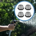 thumbnail image 4 of 4Pcs Bulkhead Water Tank Connector, 3/4" FPT Female Bulkhead Water Tank Fitting 304 Stainless Steel Thru-bulk Fitting Silver, 4 of 4