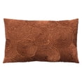 thumbnail image 2 of SAFAVIEH Omi 12" x 20" Beaded Circles Plush Pillow, Burnt Orange, 2 of 4