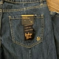 thumbnail image 5 of Indigo Rein Juniors' Cotton Front-Seam Jeans Dark Blue Flare Wide B4HP (7), 5 of 9