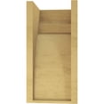 thumbnail image 4 of 8"W x 8"D x 16"H Wide Yorktown Rough Cedar Woodgrain TimberThane Corbel, Primed Tan, 4 of 6