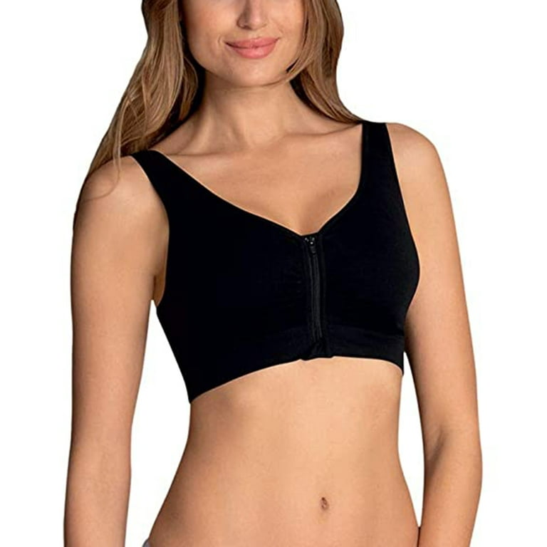 Anita Care Lynn Pocketed Post Surgery Bra (5768X),Large,Black