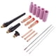 thumbnail image 1 of Juego De Soldadura TIG, Kit De Accesorios Para Soplete De Soldadura TIG, Larga Vida útil, Buena Cobertura Para El Trabajo, 1 of 7